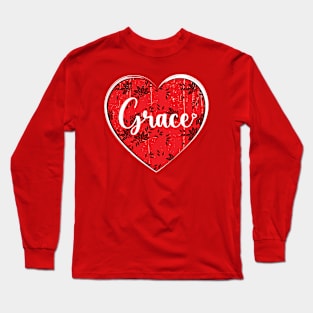 I Love Grace First Name I Heart Grace Long Sleeve T-Shirt